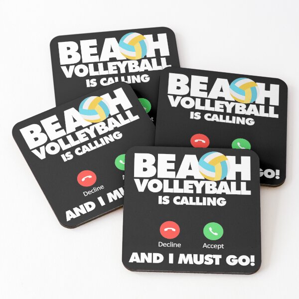 Item preview, Beach Volleyball is calling and I must go, Funny Sport Player designed and sold by elhefe.