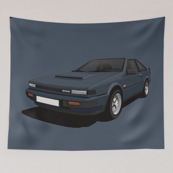 Item preview, Nissan Silvia Gazelle 200SX S12 - dark blue car  designed and sold by knappidesign.