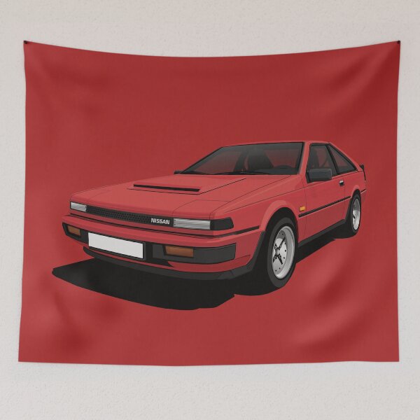 Item preview, Nissan Silvia Gazelle 200SX S12 - red car designed and sold by knappidesign.