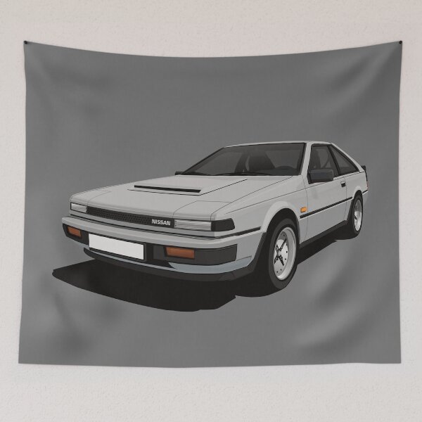 Item preview, Nissan Silvia Gazelle 200SX S12 - light gray car designed and sold by knappidesign.