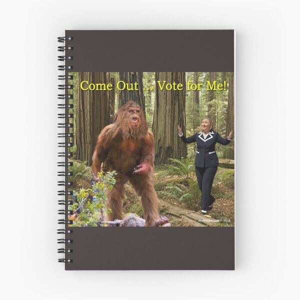 Item preview, Hillary and Bigfoot designed and sold by ayemagine.