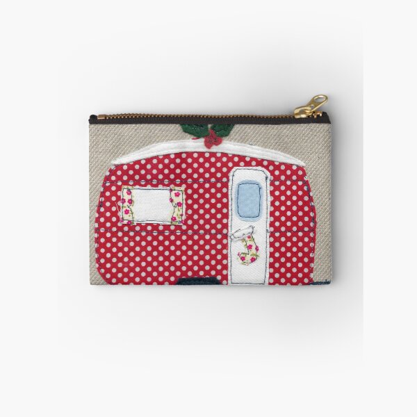Item preview, Red Free Motion Christmas Caravan  designed and sold by Leatextileart.