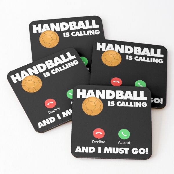 Item preview, Handball is calling and I must go, Funny Sport Player designed and sold by elhefe.