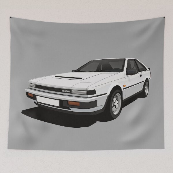Item preview, Nissan Silvia Gazelle 200SX S12 - white car designed and sold by knappidesign.