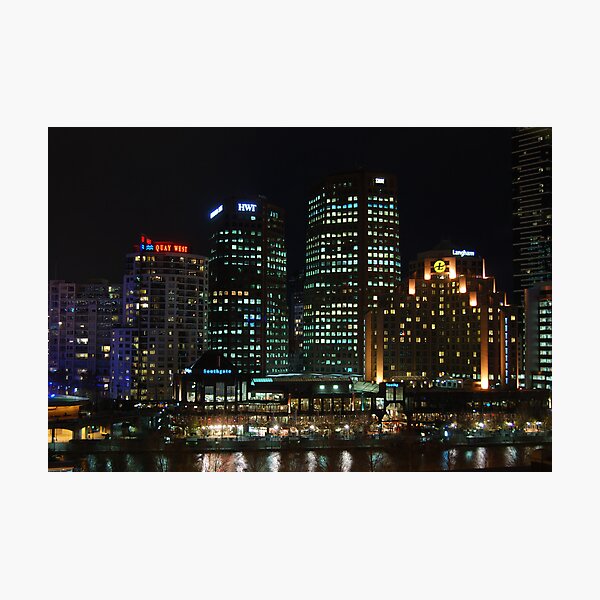 Aperçu de l'œuvre Melbourne nightlights créée et vendue par AmyBonnici.