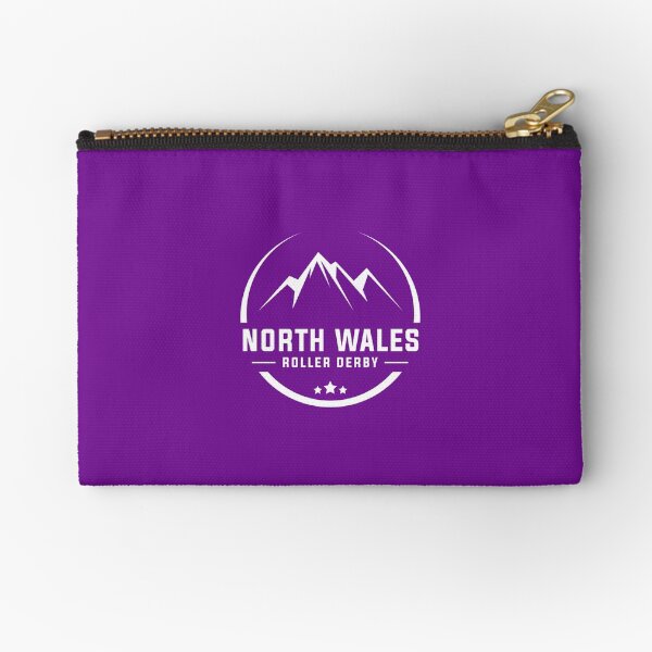 NWRD League Logo - white Zipper Pouch