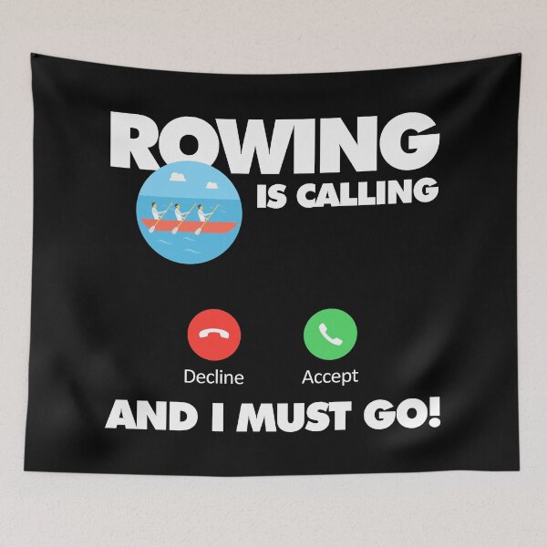 Item preview, Rowing is calling and I must go, Funny Sport Player designed and sold by elhefe.