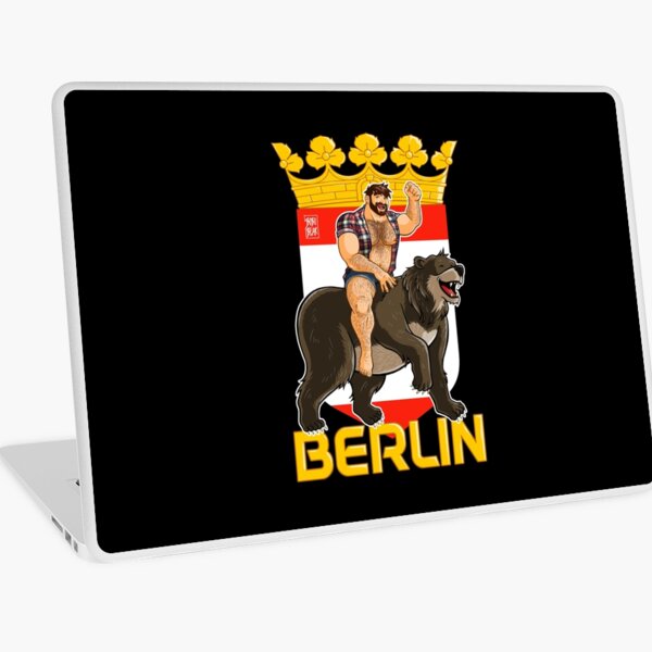 ADAM LIKES BERLIN BEAR Laptop Skin