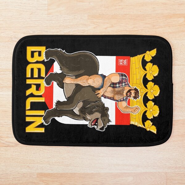 ADAM LIKES BERLIN BEAR Bath Mat