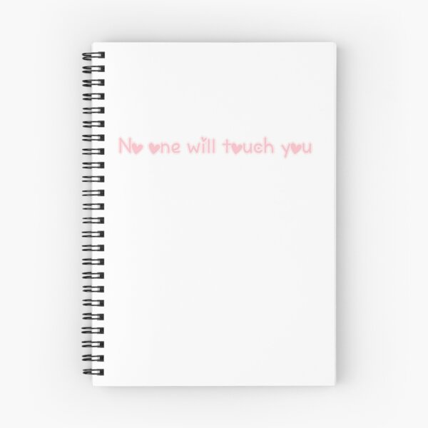 Item preview, No one will touch you (White) designed and sold by KawaiiCaps.