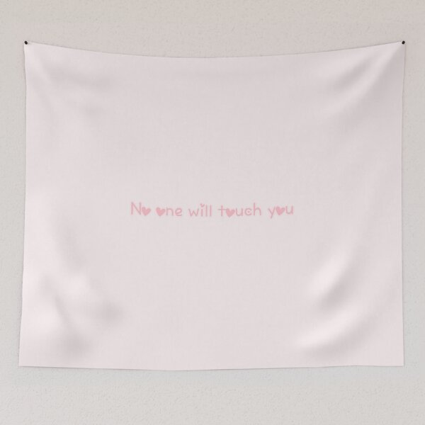 Item preview, No one will touch you (Pink) designed and sold by KawaiiCaps.