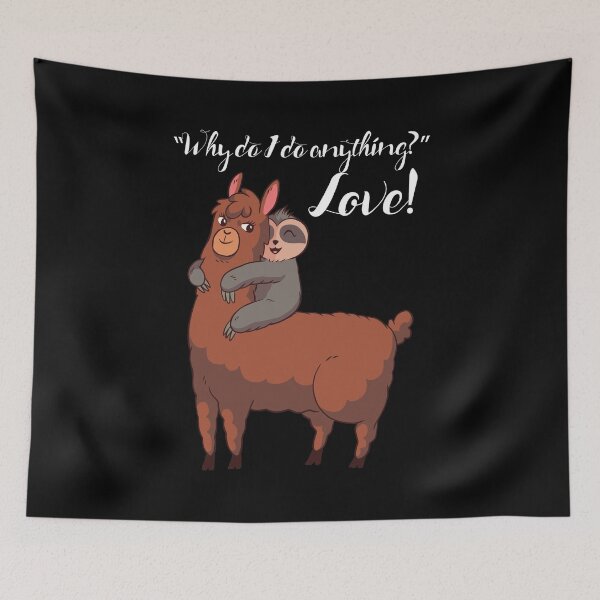Item preview, Sweet llama with sloth partner shirt. designed and sold by emphatic.