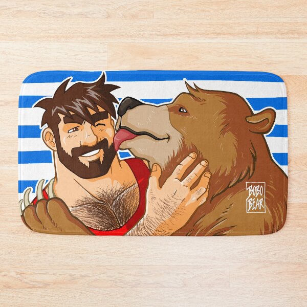 Item preview, BEAR KISS - SAILOR STRIPES designed and sold by bobobear.