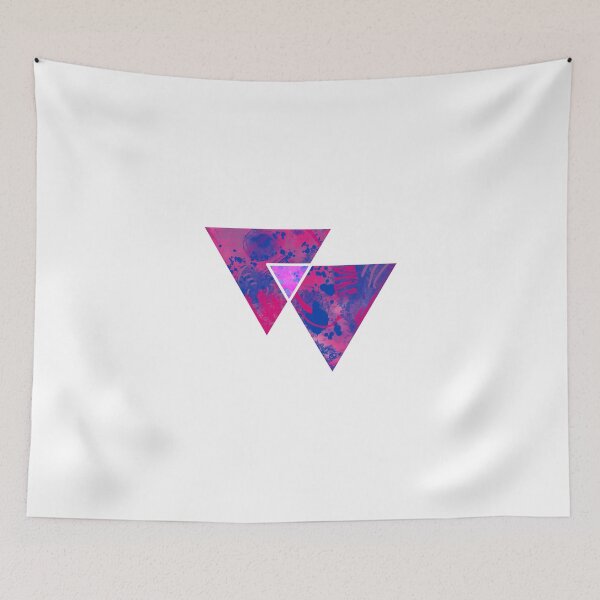 Item preview, Bisexual Triangle Symbol Gay Pride LGBTQ Graffiti Streetwear Style designed and sold by phoxydesign.