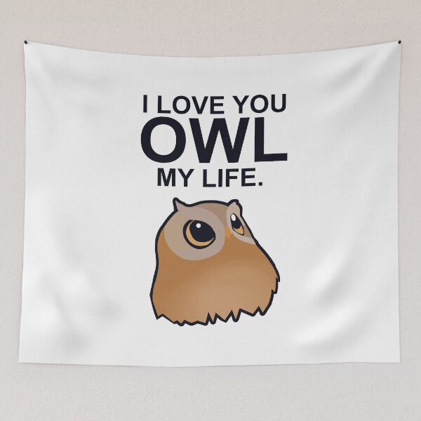 Item preview, I love you owl my life designed and sold by Mohja-Design.