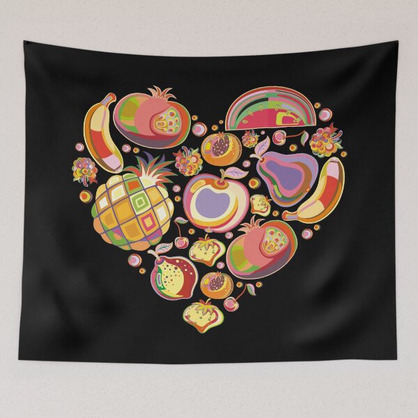 Item preview, Fruit Heart Abstract Artwork. designed and sold by emphatic.