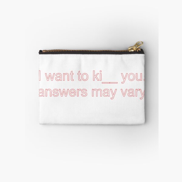 Item preview, I Want To Ki (Red/White) designed and sold by KawaiiCaps.