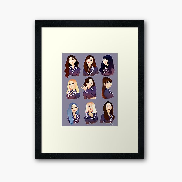 TWICE 'FANCY' Framed Art Print