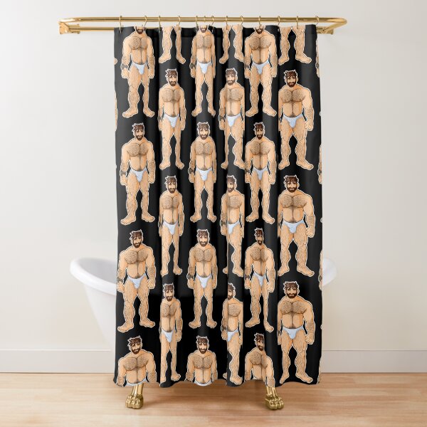 ADAM LIKES UNDERWEAR - CHARACTER ONLY Shower Curtain