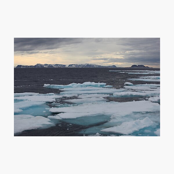Nordkappsundet - Arctic Ice Field Photographic Print