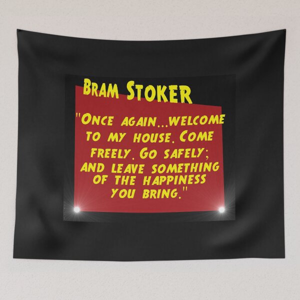 Item preview, Once Again Welcome To My House - Bram Stoker designed and sold by CrankyOldDude.