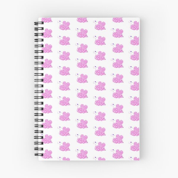 Item preview, Miss Mousy Pinkie with Purple Petunia designed and sold by Helen Knecht.
