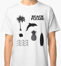 Beach Surf Summer 7er Set Classic T-Shirt