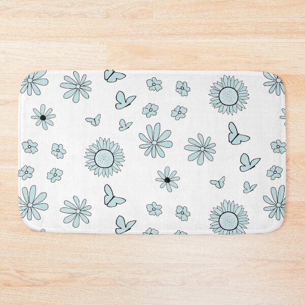 Item preview, Light Blue Flower and Butterfly Sticker Pack designed and sold by The-Goods.