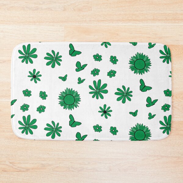 Item preview, Kelly Green Flower and Butterfly Sticker Pack designed and sold by The-Goods.