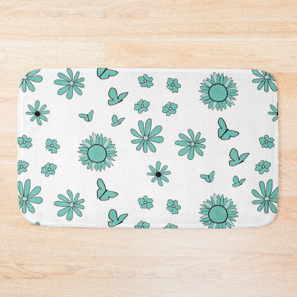 Item preview, Teal Flower and Butterfly Sticker Pack designed and sold by The-Goods.