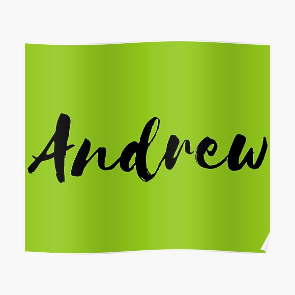 andrew-name-posters-redbubble