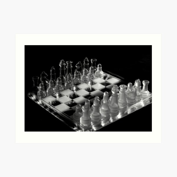 schach Kunstdruck