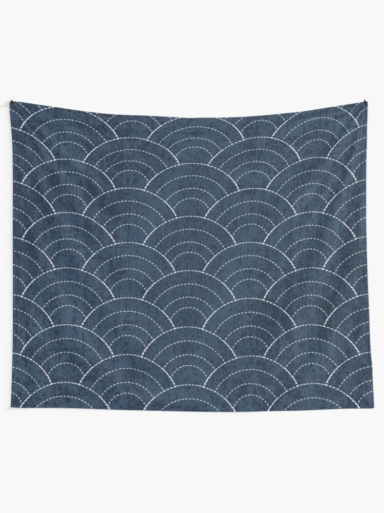 Alternate view of Japanese pattern Tapestry