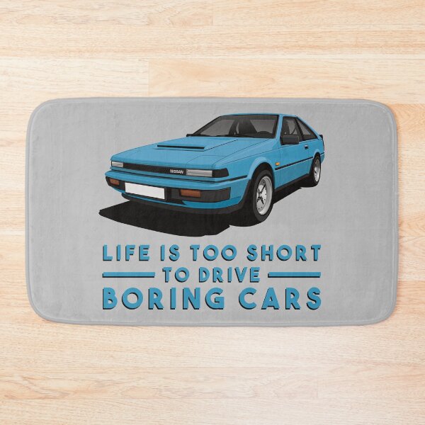 Item preview, Life is too short to drive boring cars - Nissan Silvia S12 - blue designed and sold by knappidesign.