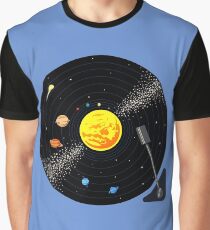 Camiseta gráfica Disco de vinilo del sistema solar