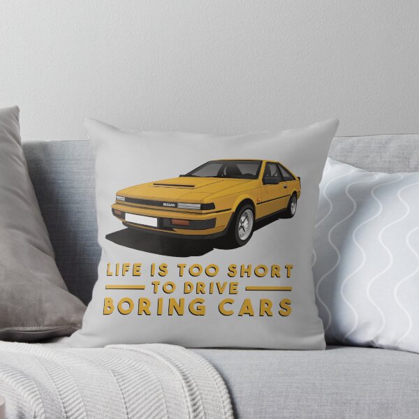Item preview, Life is too short to drive boring cars - Nissan Silvia S12 - orange designed and sold by knappidesign.