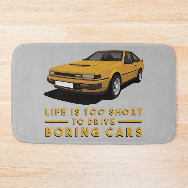 Item preview, Life is too short to drive boring cars - Nissan Silvia S12 - orange designed and sold by knappidesign.