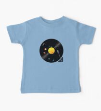Solar System Schallplatte Baby T-Shirt