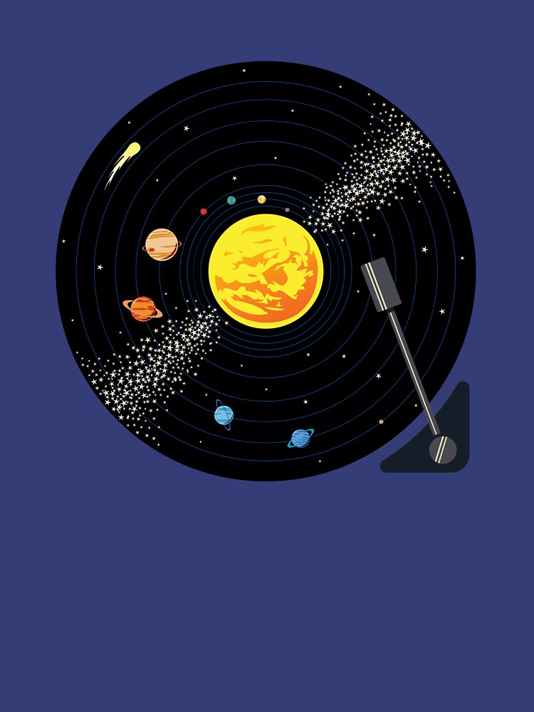 Solar System Vinyl Record by jezkemp