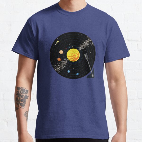 Solar System Vinyl Record Classic T-Shirt