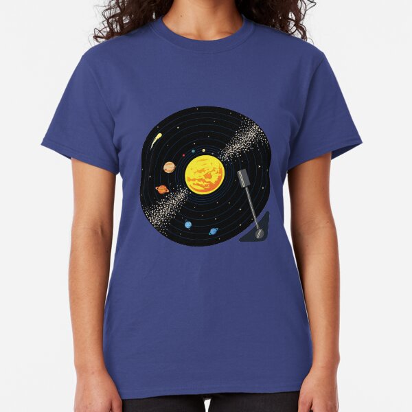 Solar System Vinyl Record Classic T-Shirt
