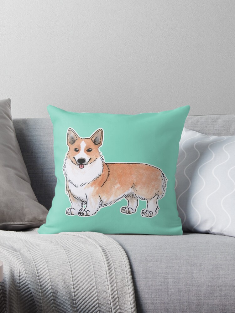 corgi dog pillow