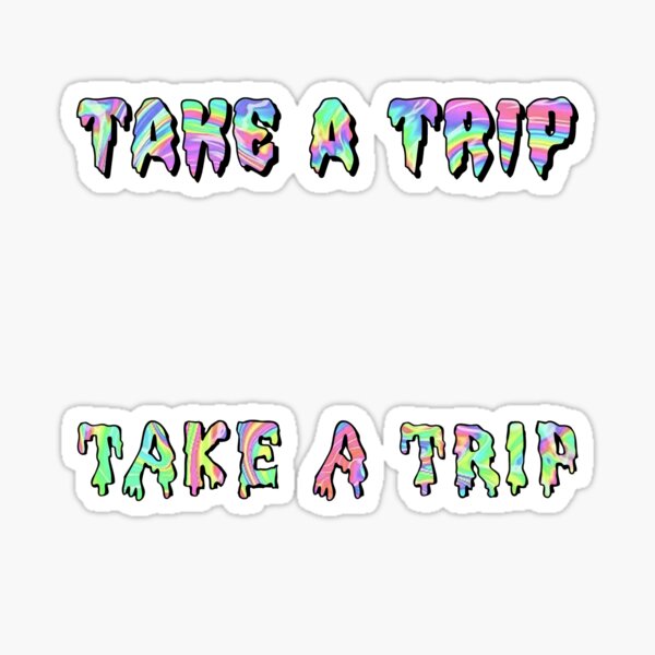 take a trip dual pack Sticker