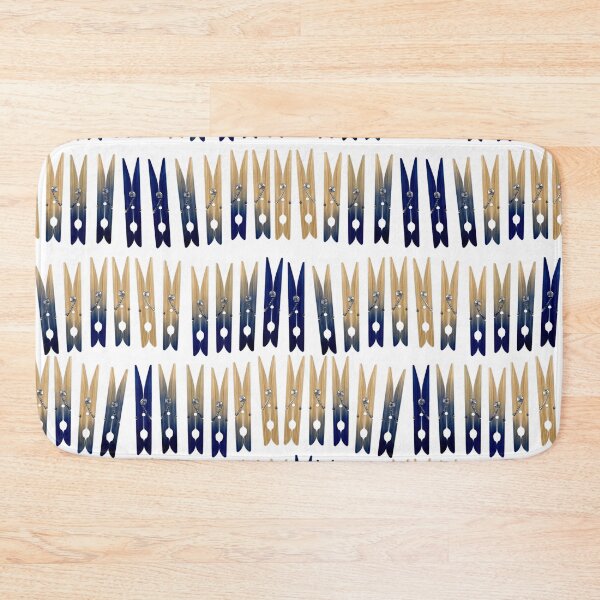 Item preview, Dyed Clothespins - Indigo dye designed and sold by DilatorySloth.