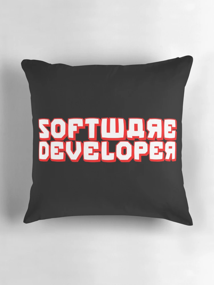 Thumbnail 3 of 4, Pillow, Software Developer designed and sold by KeepOnCoding.
