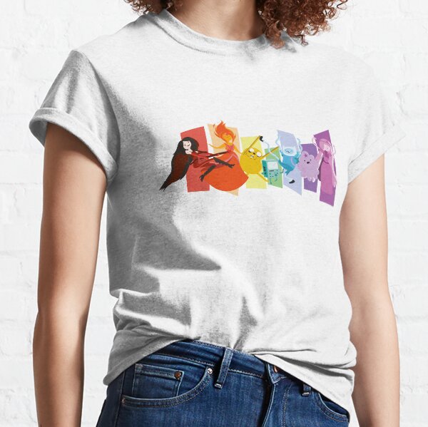 Adventure Time Rainbow! Classic T-Shirt