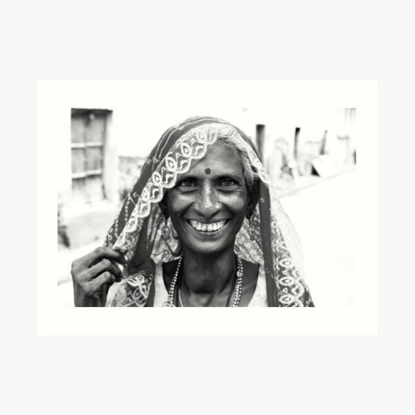 Smile, Life is just a moment Art Print
