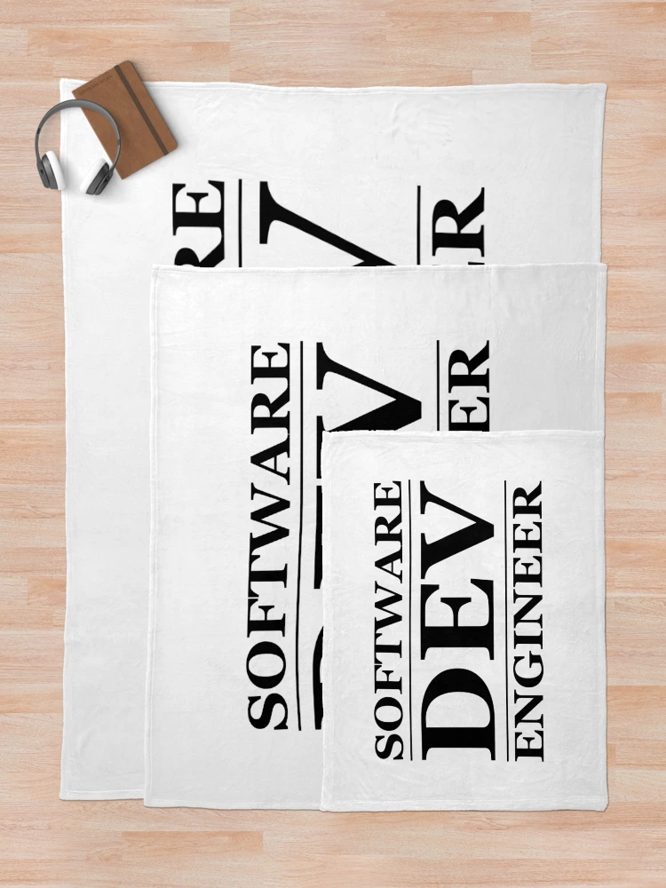 Thumbnail 5 of 6, Throw Blanket, Software Dev Engineer designed and sold by KeepOnCoding.