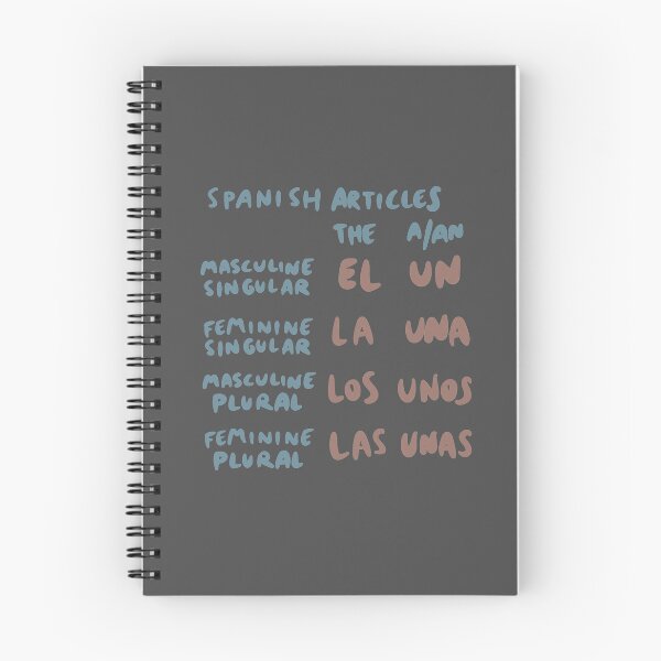 Item preview, Spanish Grammar (Articles) designed and sold by isstgeschichte.