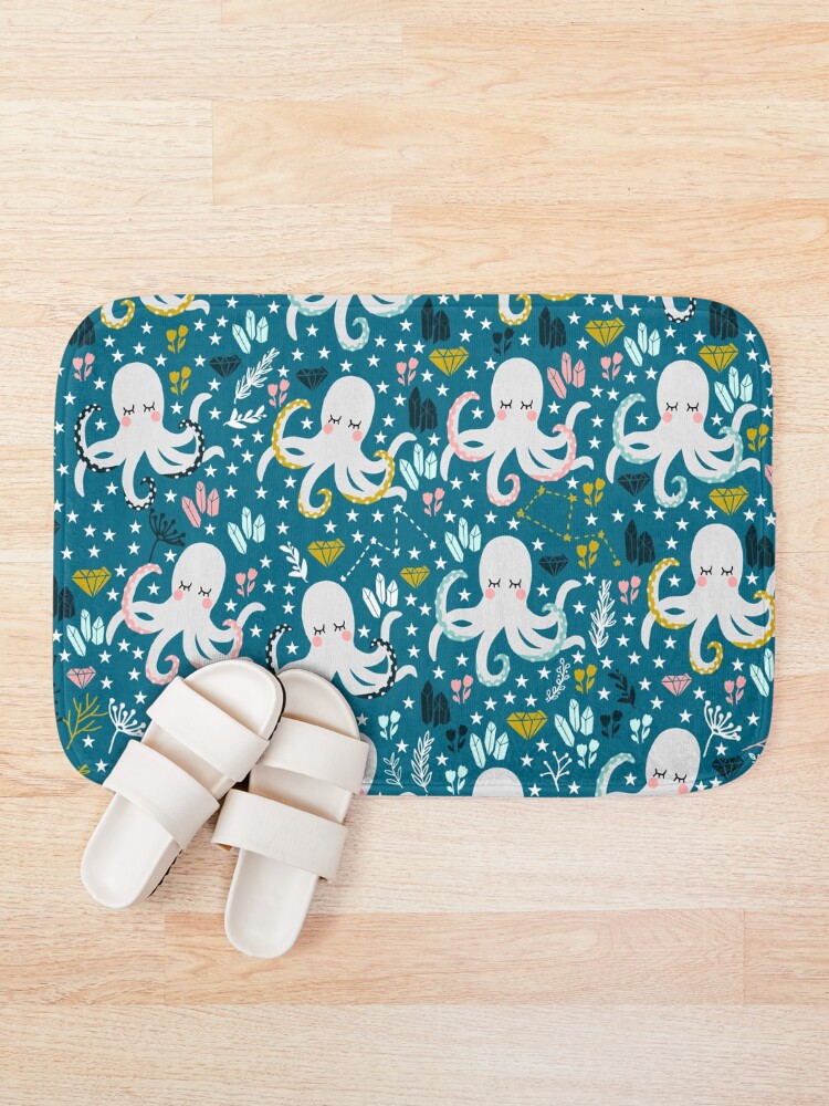 Alternate view of Cute Octopus Bath Mat
